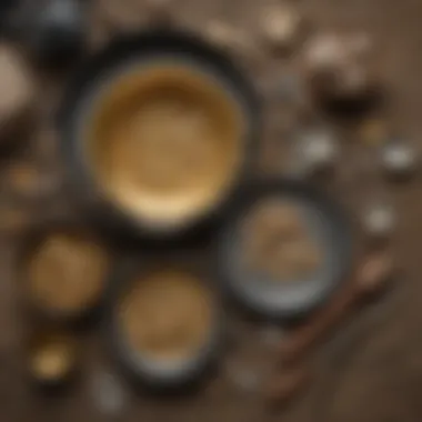 Exquisite Gold Panning Supplies Top-notch gold prospecting tools arranged in an exclusive setup