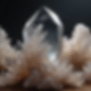 Ethereal Quartz Clarity Translucent Quartz Crystal Formation