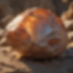 Translucent Rock Formation
