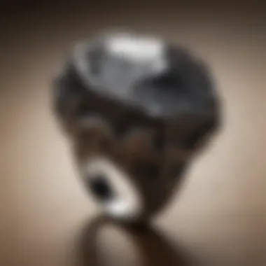 Elegance in Detail: The Tucson Ring Meteorite Specimen Exquisite Tucson Ring Meteorite Specimen