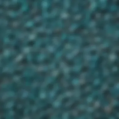 Symmetry of Turquoise Chips Turquoise chips arranged in a mesmerizing pattern