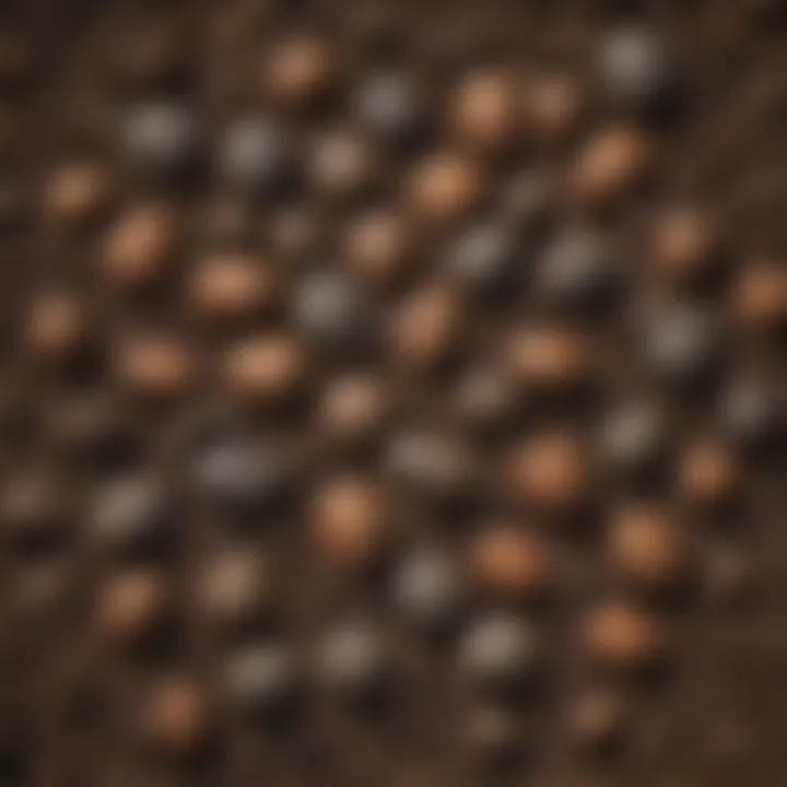 Turtle poop decomposition process in soil