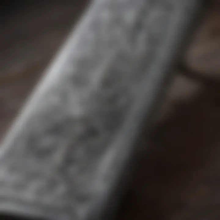 Silver bar with intricate designs
