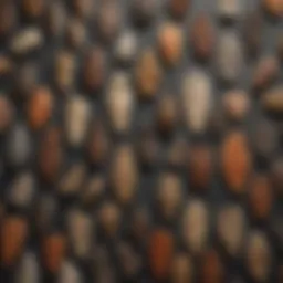 A variety of arrowhead identifiers showcasing different shapes and materials