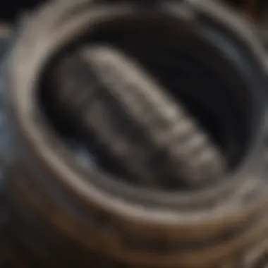Close-up view of the tumbler barrel showcasing interior design