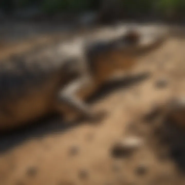 Ecological role of croc scutes in their natural habitat and interactions