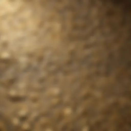 Close-up view of jewelers brass sheets showcasing their texture and sheen