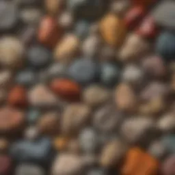 A stunning array of diverse rocks showcasing various textures and colors