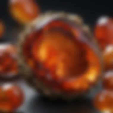 Unique Fire Agate Gemstone