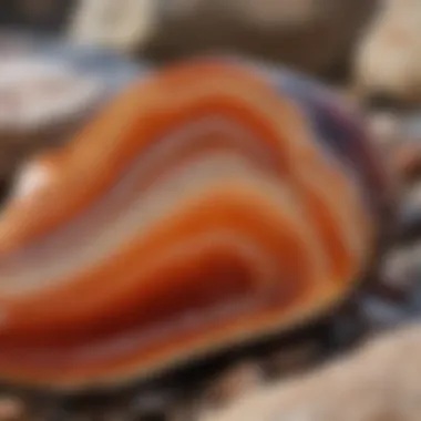 Unique Lake Superior agate formation