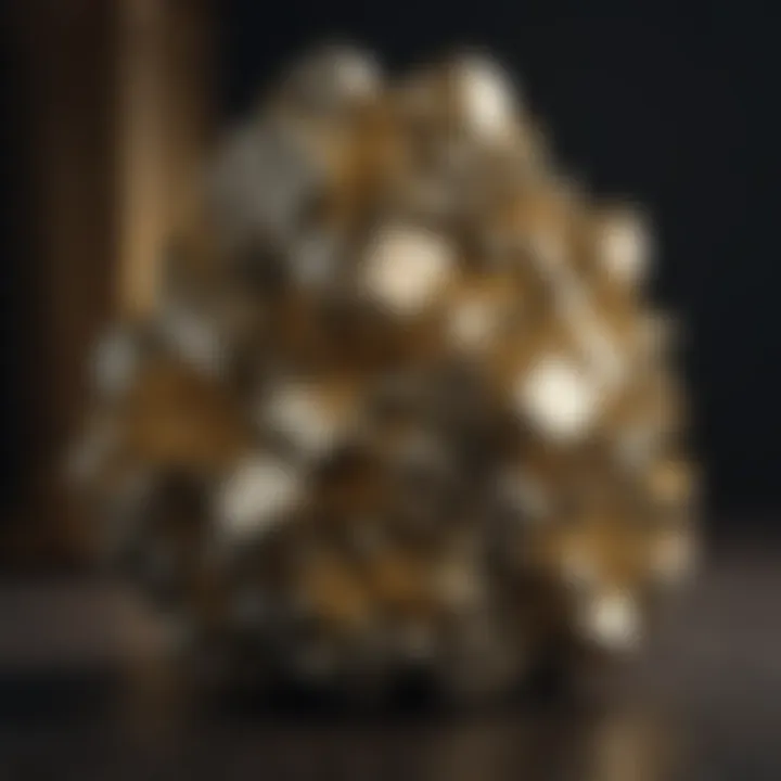 Unique Pyrite Cluster Display