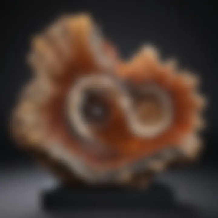Elegant Petrified Wood Display