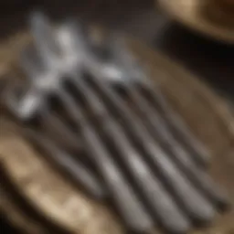 Exquisite Silverware Detail