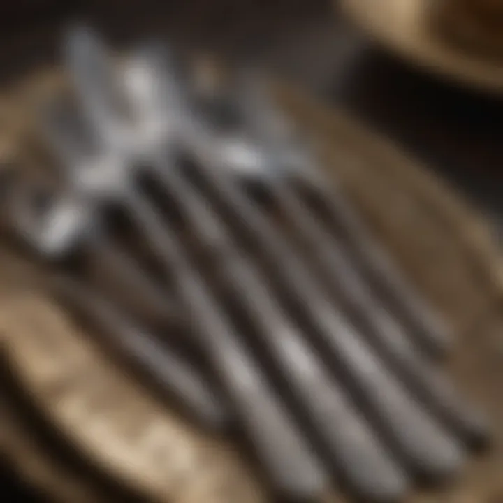 Exquisite Silverware Detail