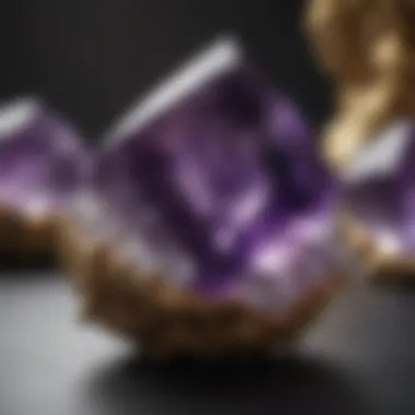 Journey from Earth's depths to jewelry: natural quartz amethyst