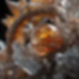 Magnified Crystal Structure