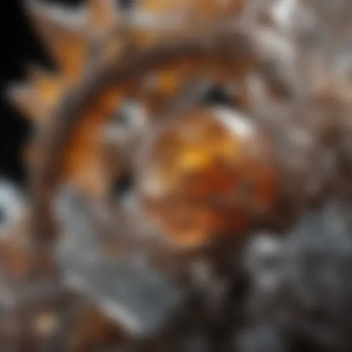 Magnified Crystal Structure