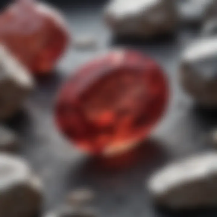 Awe-Inspiring Red Beryl Gemstone Gleaming with Rarity