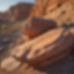 Utah Rock Layers - Sunset Colors