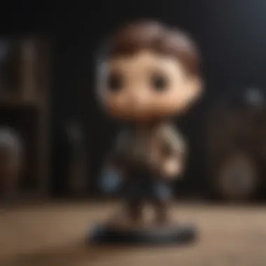 Uncovering Funko Pop Highlights UV flashlight illuminating hidden features of a Funko Pop figure