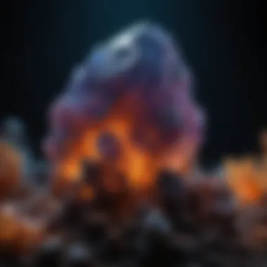 Mineral Specimen under UV Light