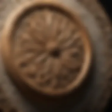 Precision Carving with Dremel Tool Dremel tool delicately carving intricate patterns on a fossil