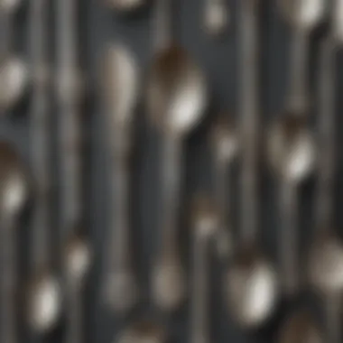 Historical Significance of Sterling Silver Spoons Collection of vintage sterling silver spoons with unique patterns